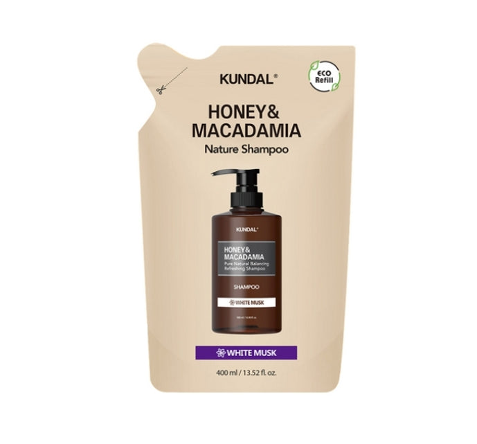 KUNDAL Honey & Macadamia Hair Treatment Refill Pack White Musk 400ml by KUNDAL