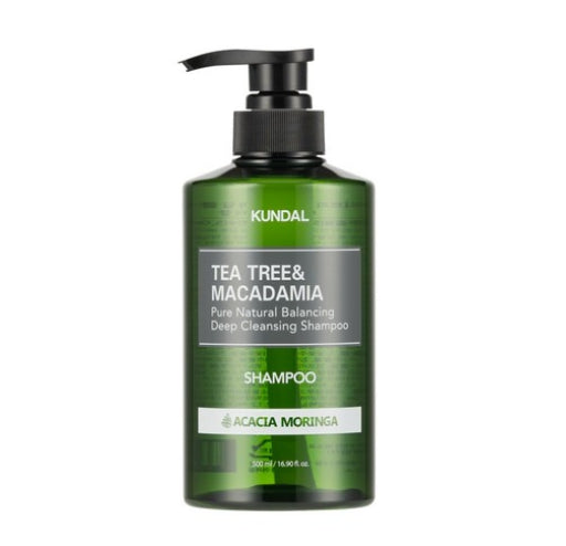 KUNDAL Tea Tree & Macadamia Deep Cleansing Shampoo Acacia Moringa 500ml by KUNDAL