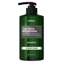 KUNDAL Tea Tree & Macadamia Deep Cleansing Shampoo White Musk 1.058L by KUNDAL