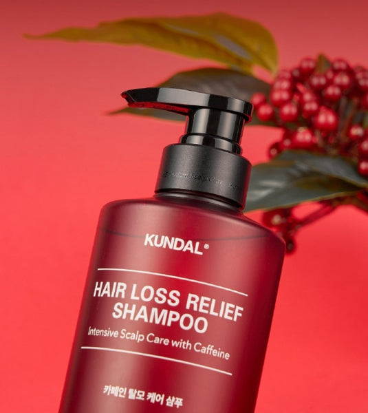 2 x KUNDAL Caffeine Anti-Hair Loss Functional Shampoo Baby Powder 500ml by KUNDAL