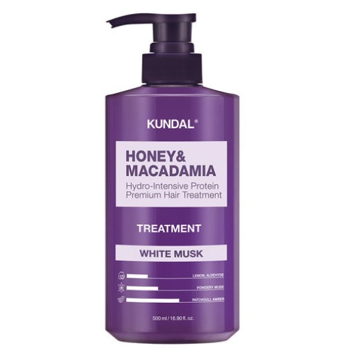 KUNDAL Honey & Macadamia Hair Treatment White Musk 500ml by KUNDAL