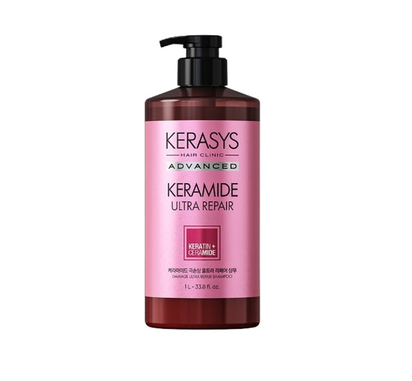 Kerasys Advanced Keramide Ultra Repair Shampoo 1L from Korea by Kerasys