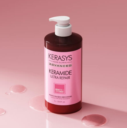 Kerasys Advanced Keramide Ultra Repair Treatment 1L from Korea by Kerasys