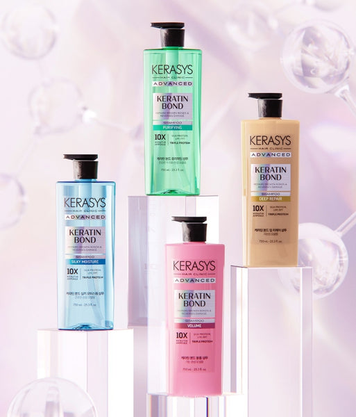 Kerasys Advanced Keratin Bond Deep Repair Shampoo 750ml from Korea by Kerasys