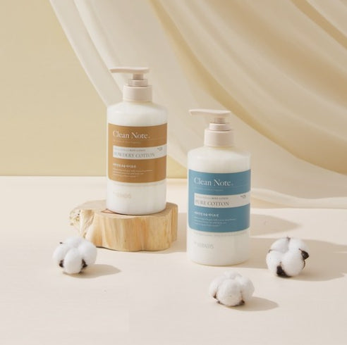 Kerasys Clean Note Powdery Cotton Body Lotion 500ml from Korea by Kerasys