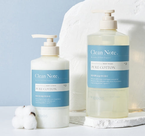 Kerasys Clean Note Pure Cotton Body Wash 800ml from Korea by Kerasys