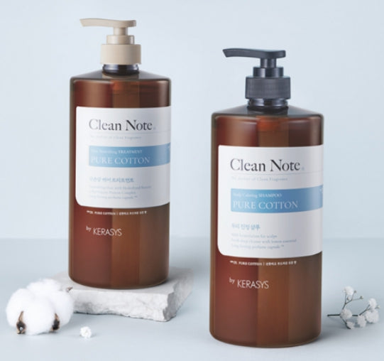 Kerasys Clean Note Pure Cotton Shampoo 1L from Korea by Kerasys