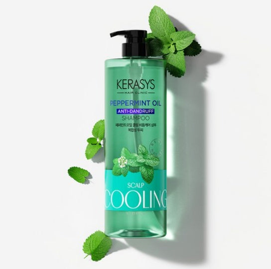 Kerasys Peppermint Oil Anti-dandruff Shampoo 1L from Korea by Kerasys