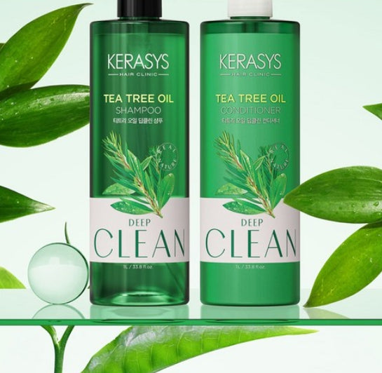Kerasys Tea Tree Oil Shampoo 1L from Korea by Kerasys