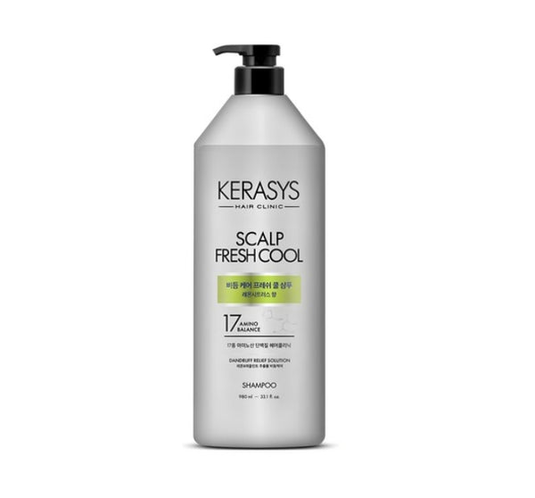 Kerasys Scalp Fresh Cool Shampoo 980ml from Korea by Kerasys