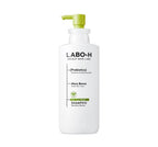 LABOH shampoo bottle with pump on a white background