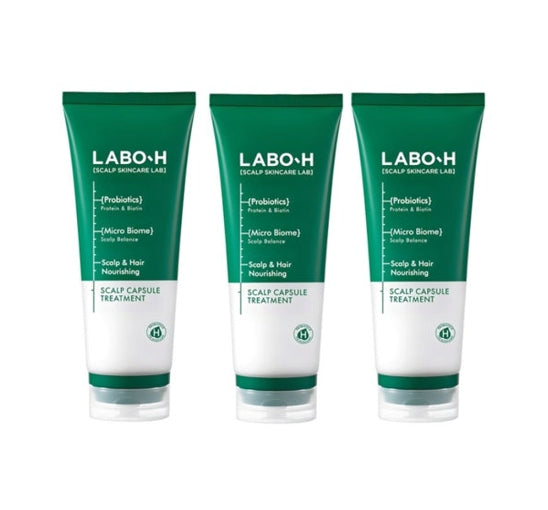 3 x LABO-H Scalp Strengthening Clinic Capsule Treatment Hair Loss Care 220ml from Korea by LABO-H