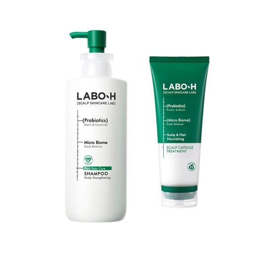 LABO-H Scalp Strengthening Clinic Shampoo 400ml + Capsule Treatment 220ml Hair Loss Care from Korea by LABO-H