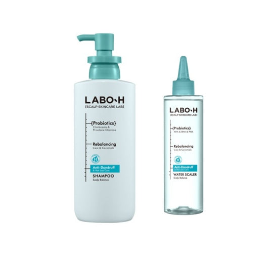LABO-H Dandruff Clinic Shampoo 400ml + Water Scaler 250ml Hair Loss Care from Korea by LABO-H