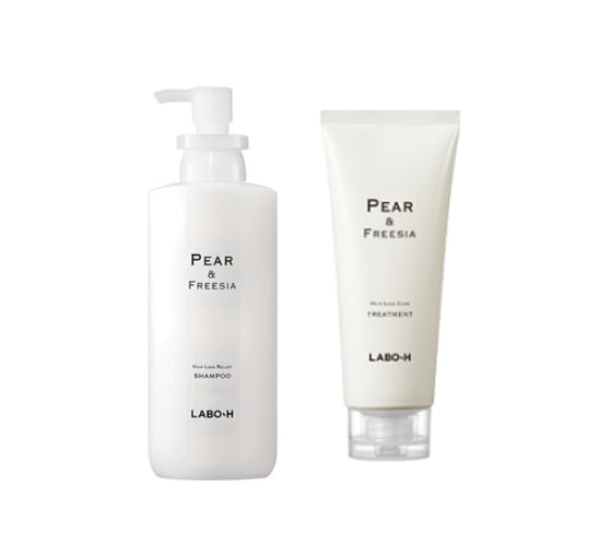 LABO-H Scalp Strengthening Hair Loss Care Pear & Freesia Shampoo 400ml + Treatment 200ml from Korea by LABO-H