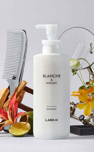 LABO-H Scalp Strengthening Hair Loss Care Blanche & Woody Shampoo 400ml + Treatment 200ml from Korea by LABO-H