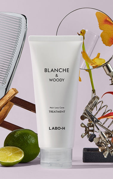 LABO-H Scalp Strengthening Hair Loss Care Blanche & Woody Shampoo 400ml + Treatment 200ml from Korea by LABO-H