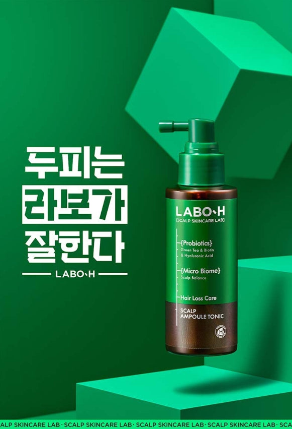 2 x LABO-H Scalp Strengthening Clinic Ampoule Tonic Hair Loss Care 100ml from Korea