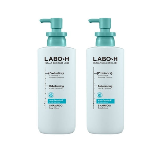 2 x LABO-H Dandruff Clinic Shampoo Hair Loss Care 400ml from Korea by LABO-H