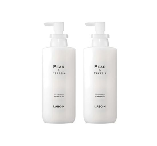2 x LABO-H Scalp Strengthening Shampoo Hair Loss Care Pear & Freesia 750ml from Korea