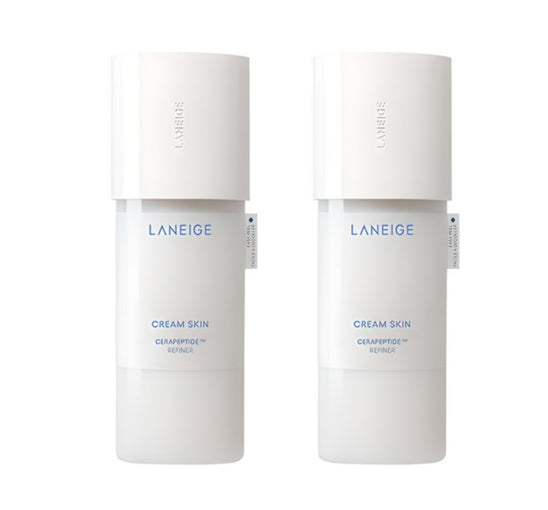 2 x LANEIGE Cream Skin Cerapeptide Refiner 170 מ"ל + משאבה מקוריאה