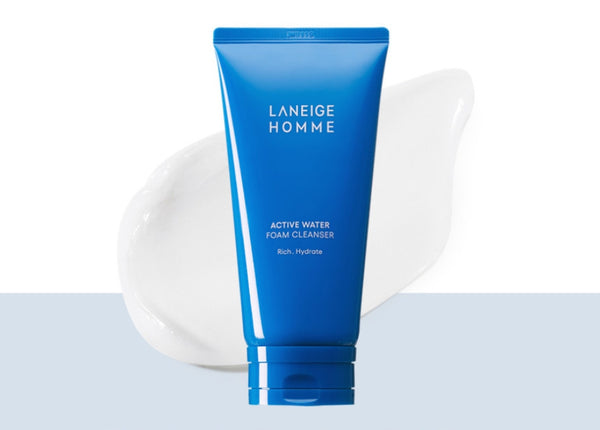 3 x LANEIGE Homme Active Water Foam Cleanser 150ml from Korea