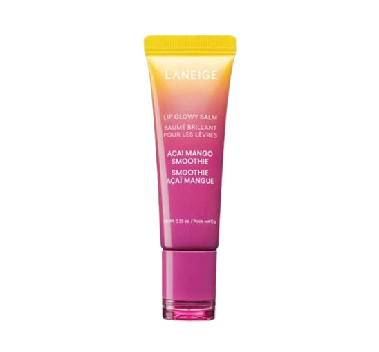 LANEIGE Lip Glowy Balm Acai Mango Smoothie 10g + Samples (2 Items) from Korea
