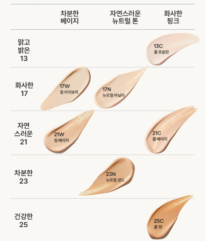 LANEIGE Neo Cushion The Glow #21C (Main 15g + Refill 15g + Refill 15g) SPF 50+ PA+++ from Korea