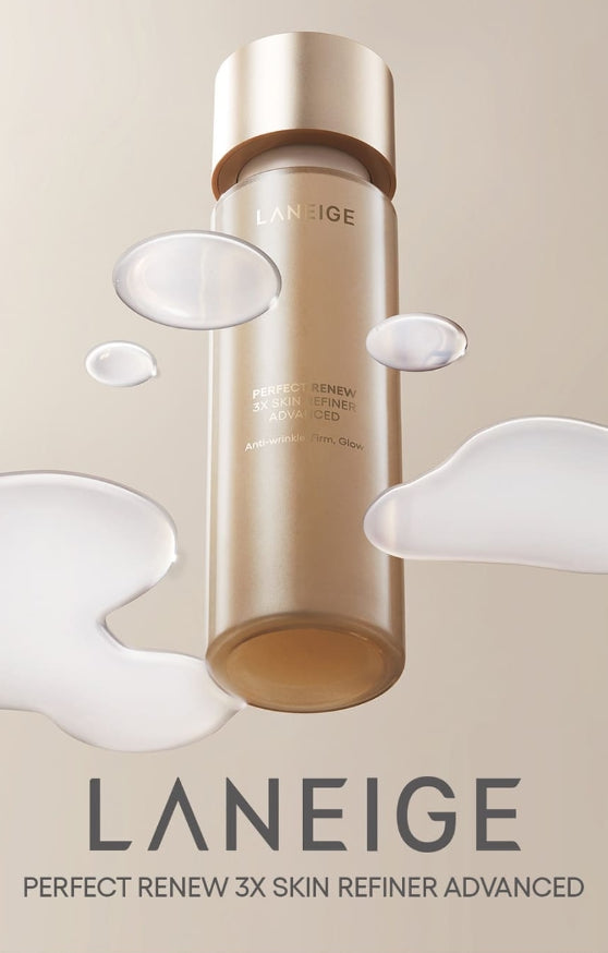 2 x LANEIGE Perfect Renew 3X Skin Refiner Advanced 150ml + Samples (2 Items) from Korea