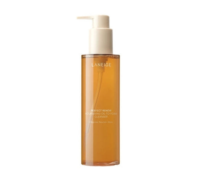 LANEIGE Perfect Renew Nourishing Oil-to-Foam Cleanser 200ml from Korea + Sample(1 Item) by LANEIGE