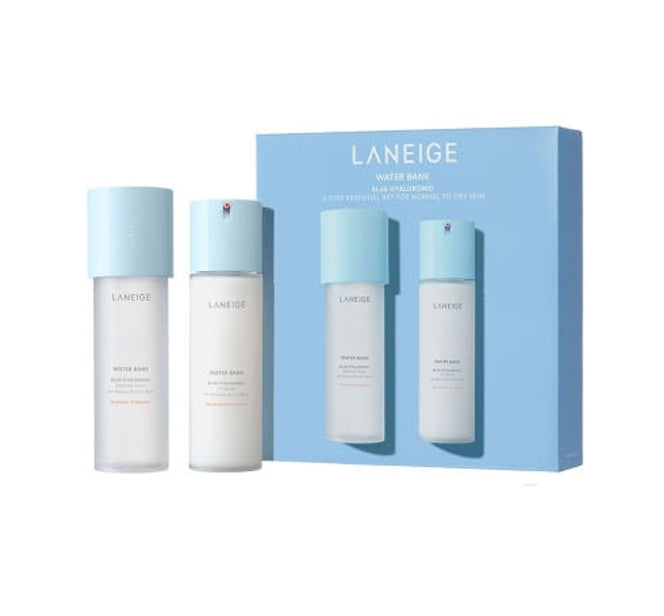 LANEIGE Water Bank Blue Hyaluronic 2 Step Essential Set for Normal to Dry Skin (2 Items) from Korea by LANEIGE