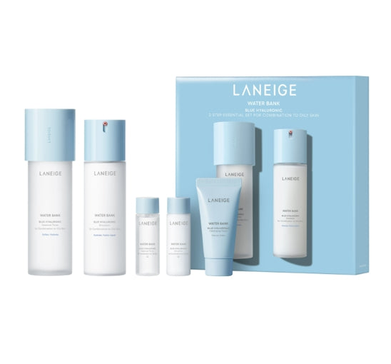 LANEIGE Water Bank Blue Hyaluronic Essence Toner für normale bis trockene Haut, 160 ml, aus Korea_E