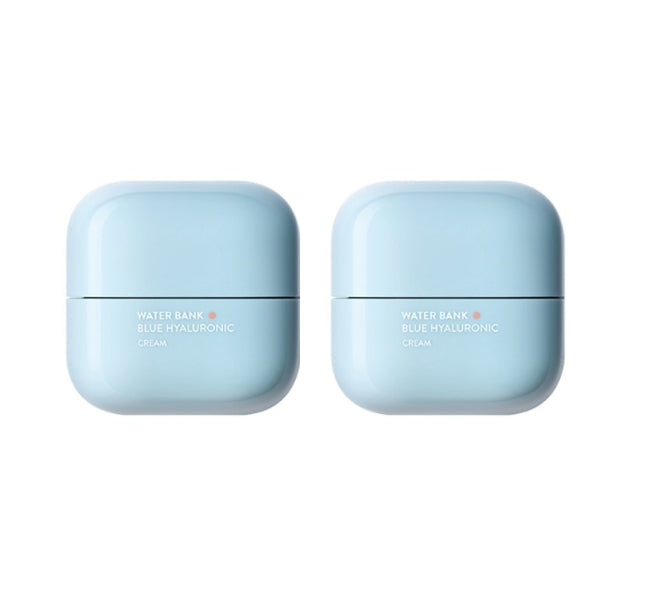2 x LANEIGE Water Bank Blue Hyaluronic Cream for Normal to Dry Skin 50ml from Korea
