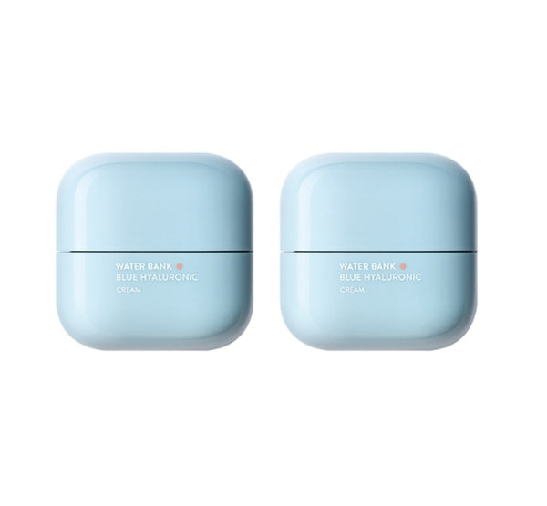 2 x LANEIGE Water Bank Blue Hyaluronic Cream for Normal to Dry Skin 50ml from Korea