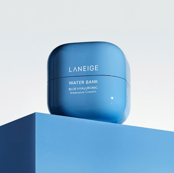 2 x LANEIGE Water Bank Blue Hyaluronic Intensive Cream Refill 50ml + 2 Samples from Korea
