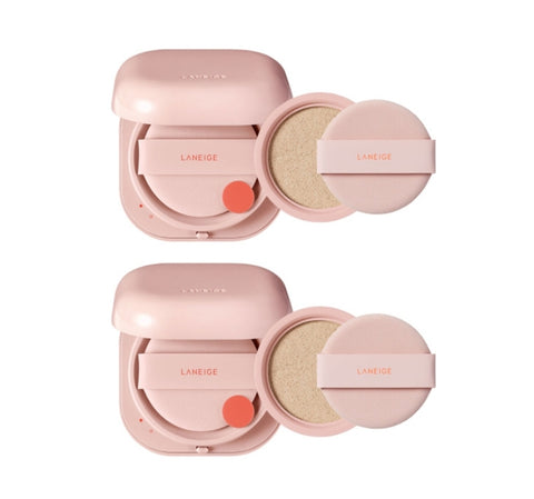 2 x LANEIGE Neo Cushion Glow Main + Refill Set (2 Items) #13 #17 #21 #23 #25 from Korea by LANEIGE