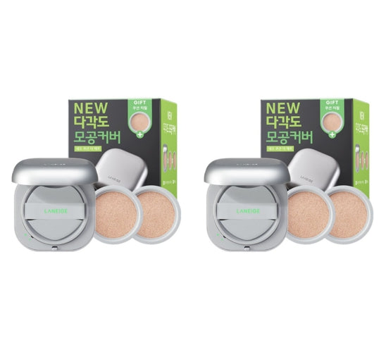 2 x LANEIGE Neo Cushion The Matte #17N (Main 15g + Refill 15g + Refill 15g) SPF 42 PA+++ from Korea