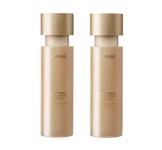 2 x LANEIGE Perfect Renew 3X Skin Refiner Advanced 150ml + Samples (2 Items) from Korea
