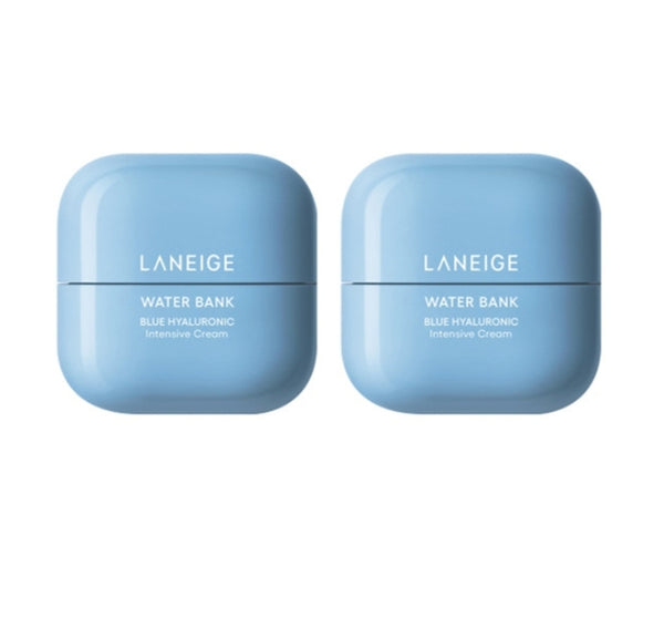 2 x LANEIGE Water Bank Blue Hyaluronic Intensive Cream 50ml from Korea by LANEIGE