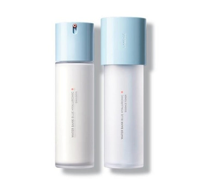LANEIGE Water Bank Blue Hyaluronic Toner + Emulsion Set for Normal to Dry Skin from Korea by LANEIGE