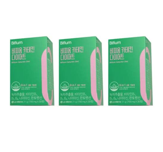 3 x LG H&H Vital Garden Bifium Catechin Diet (30 Tablets) from Korea