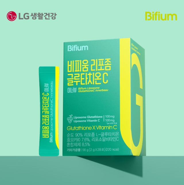 2 x LG H&H Vital Garden Bifium Liposome Glutathione C Innerbeau (28-day supply) from Korea