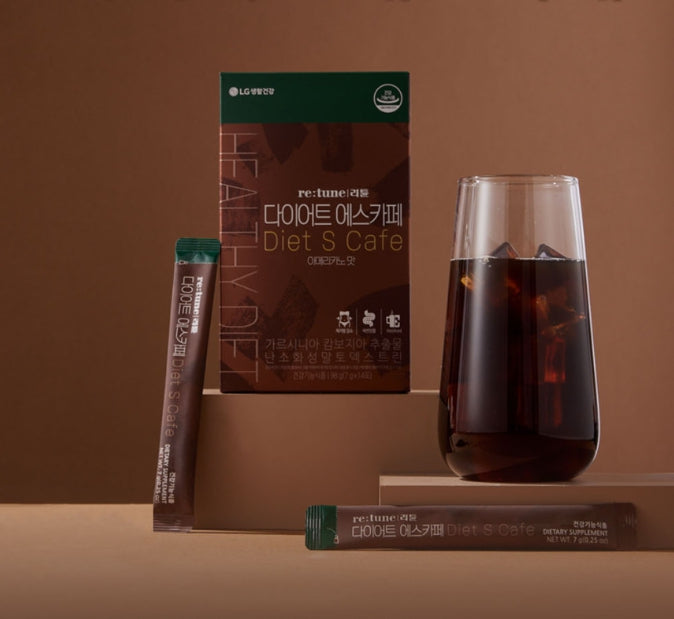2 x LG H&H Vital Garden re:tune Diet S Cafe 14 Sticks from Korea
