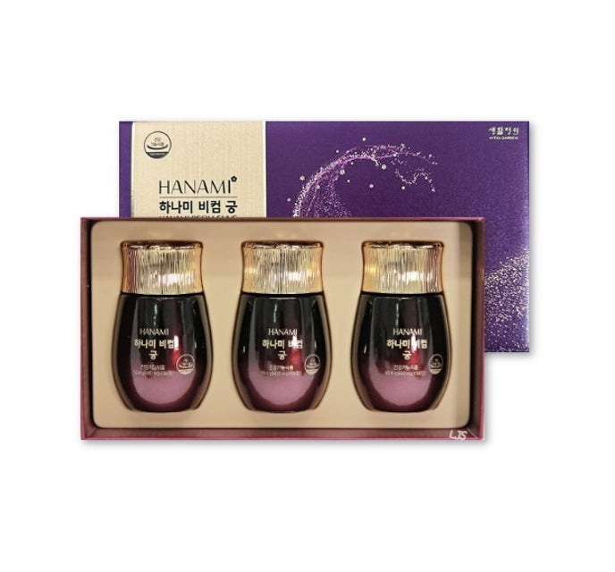 LG H&H Vital Garden HANAMI BCOM GUNG Set (3 Bottles) from Korea by LG H&H Vital Garden
