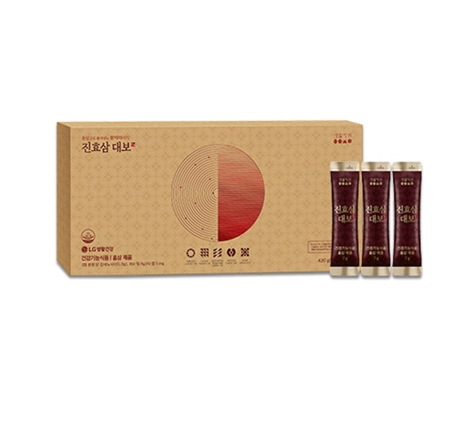 LG H&H Vital Garden JinHyoSam Daebo, Korean Red Ginseng Extract (7mL x 60ea) from Korea by LG H&H Vital Garden