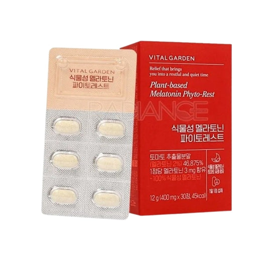 LG H&H Vital Garden Plant-based Melatonin Phyto-Rest (30 Tablets) from Korea