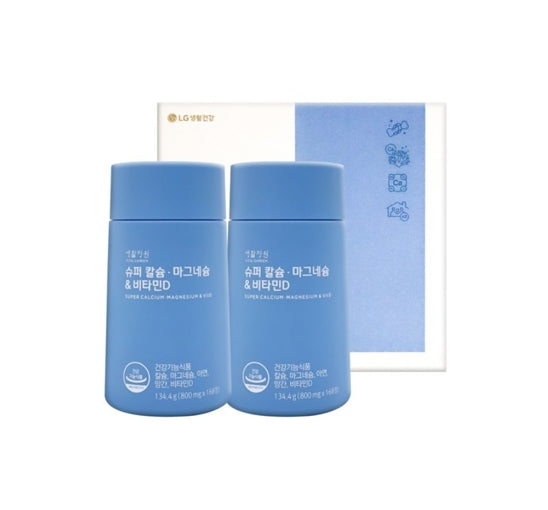 LG H&H Vital Garden Super Calcium Magnesium & Vitamin D (336 tables/ 16-week supply) from Korea
