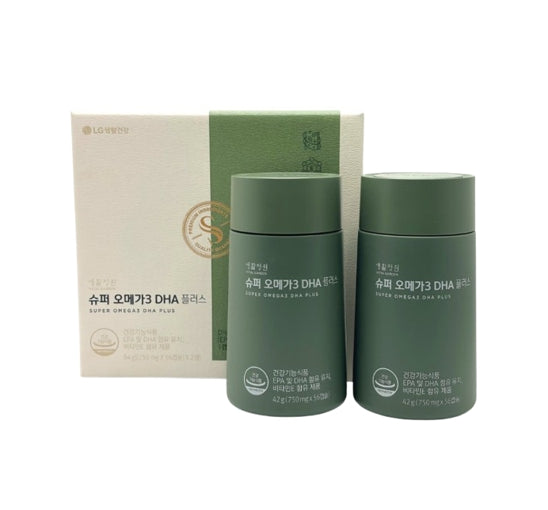 2 x LG H&H Vital Garden Super Omega3 DHA Plus (112 Capsules/16-week supply) from Korea