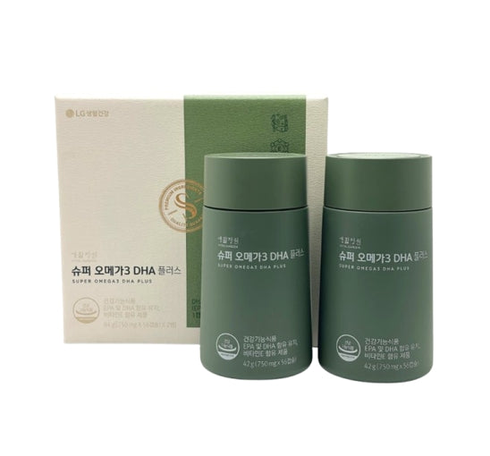 LG H&H Vital Garden Super Omega3 DHA Plus (112 Capsules) from Korea