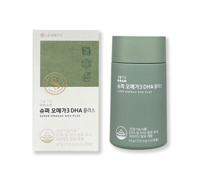LG H&H Vital Garden Super Omega3 DHA Plus (56ea) from Korea by LG H&H Vital Garden